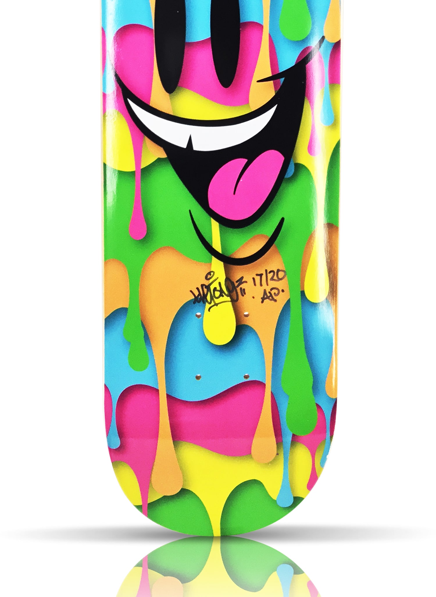 SKET ONE 'Drip Phase' (2022) HAND-SIGNED Skateboard Deck - 2