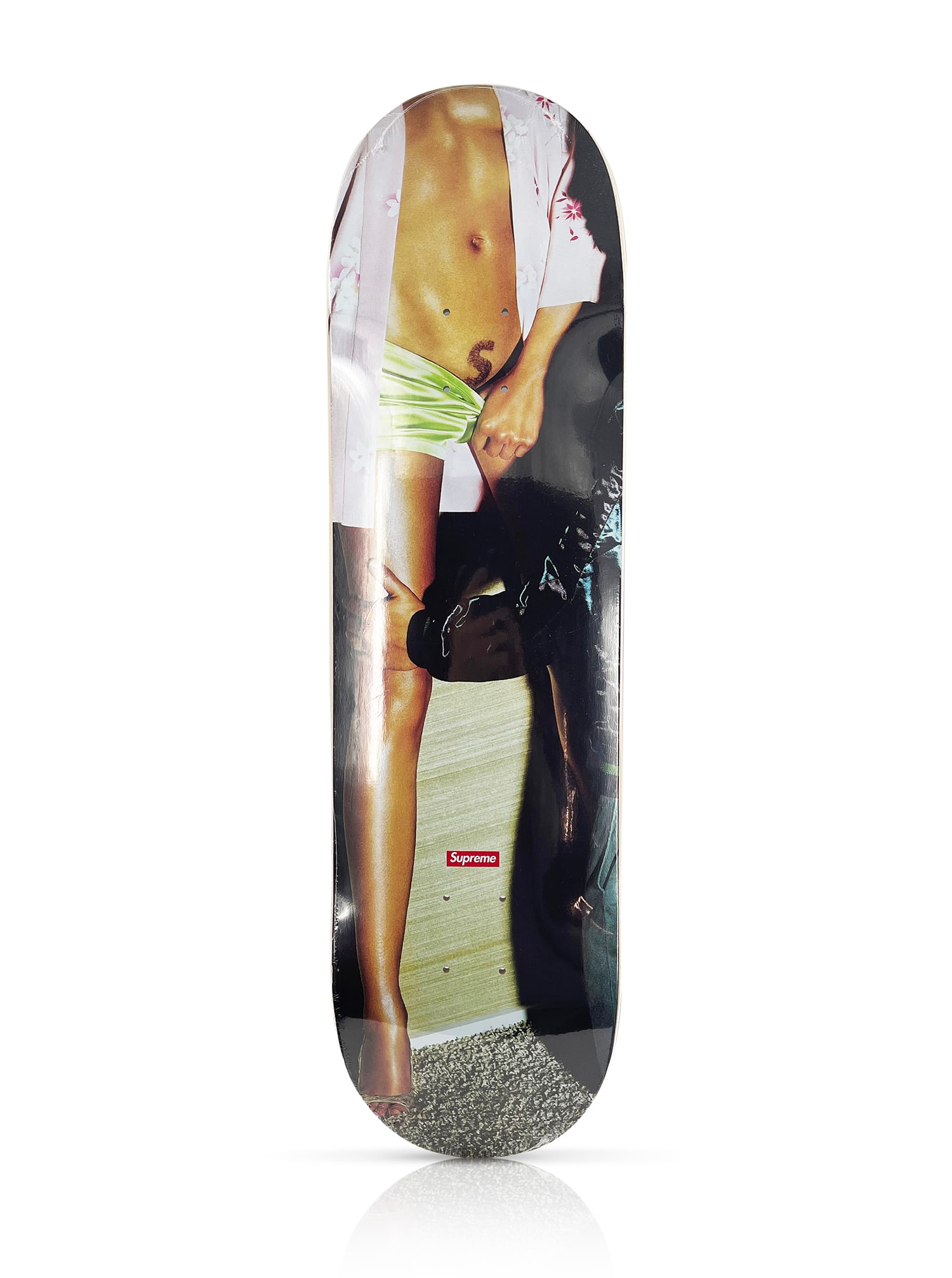 SUPREME 'Supreme Model' (2021) Skateboard Deck: 'Supreme Model' by SUPREME, 2021Limited Edition Designer Skateboard deck from the popular lifestyle brand.8.5 x 32.25 InchesScreen print on 7-ply Canadian Maple hardwood skate deck.Limited Edition