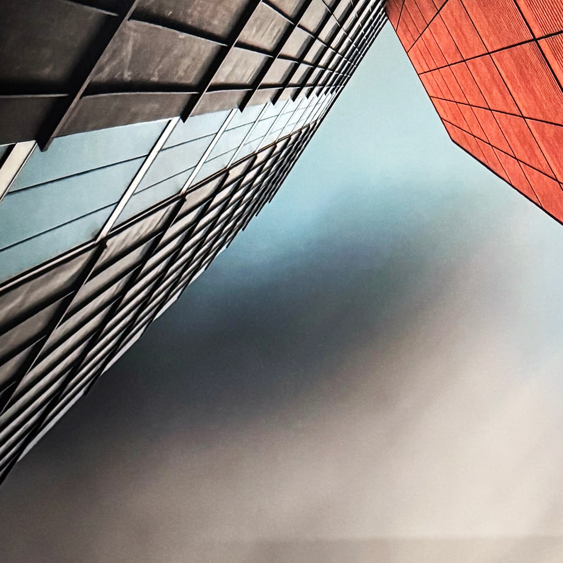 GILBERT CLAES 'The Visor' (2012) Dramatic Architectural Photo on Canvas - 5