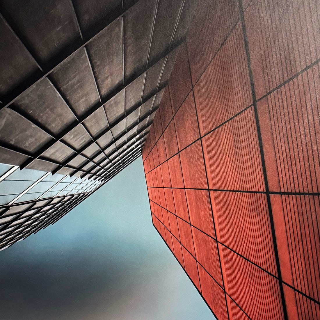 GILBERT CLAES 'The Visor' (2012) Dramatic Architectural Photo on Canvas - 6