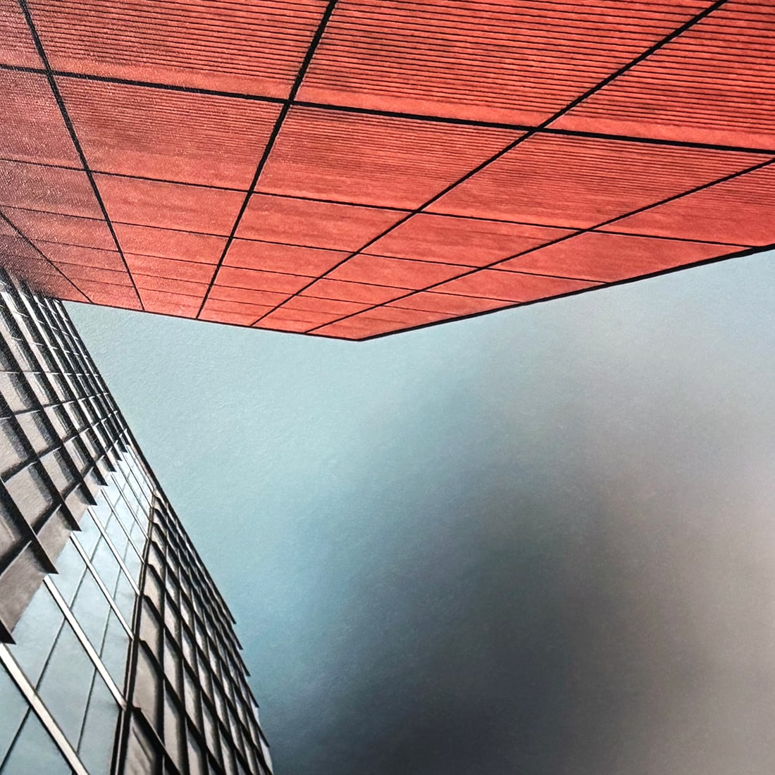 GILBERT CLAES 'The Visor' (2012) Dramatic Architectural Photo on Canvas - 7