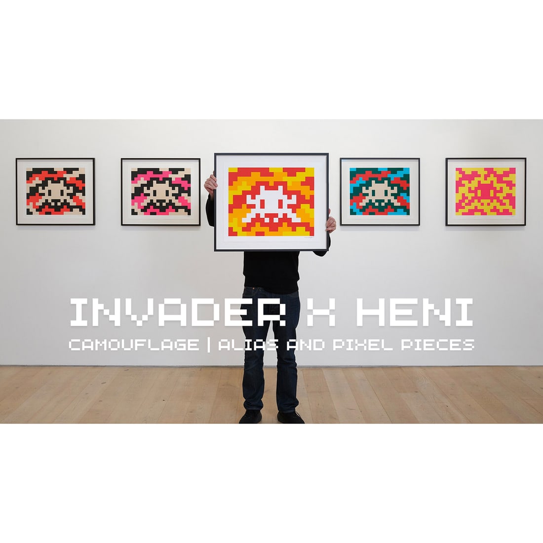 INVADER 'Camo Poster 3' (2024) Offset Lithograph Exhibit Poster - 3