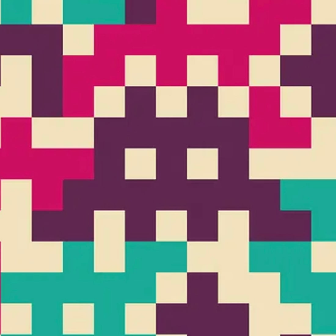 INVADER 'Camo Poster 3' (2024) Offset Lithograph Exhibit Poster - 7