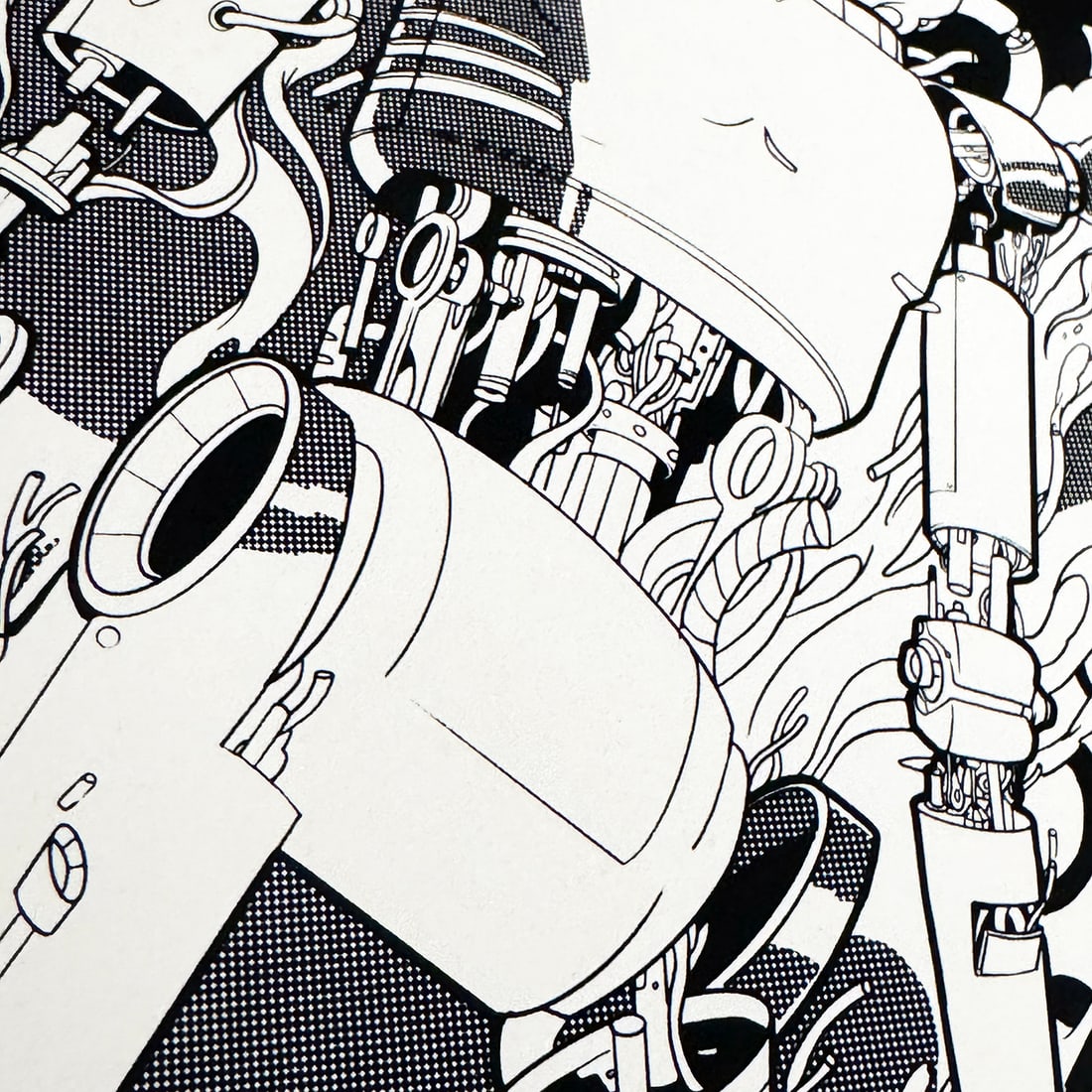 JOON THE GOON 'Imploding' (2019) Illustration Screen Print - 10