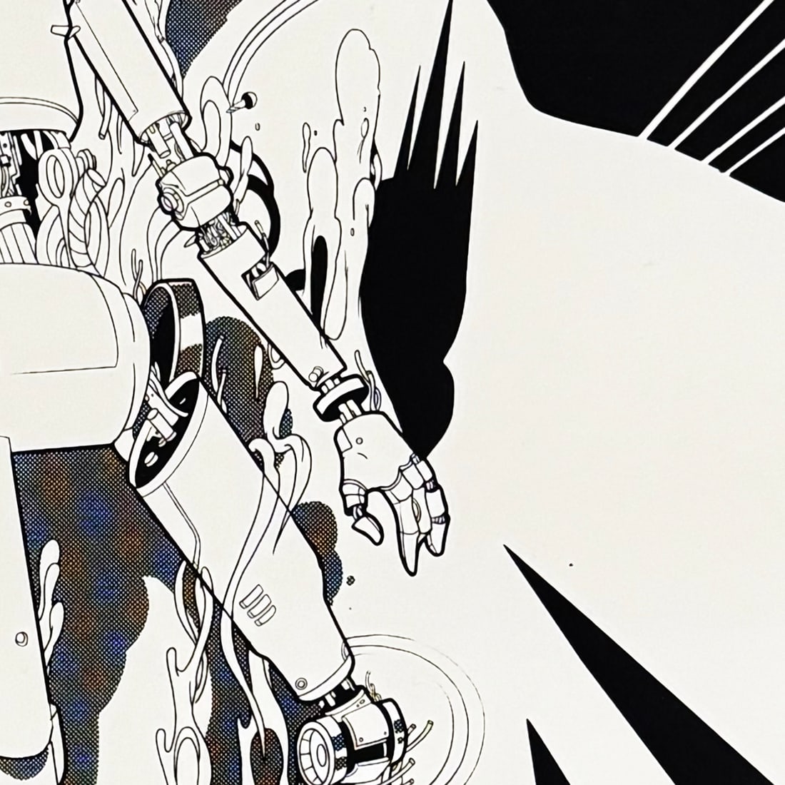 JOON THE GOON 'Imploding' (2019) Illustration Screen Print - 6