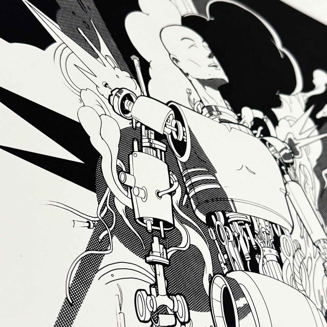 JOON THE GOON 'Imploding' (2019) Illustration Screen Print - 8