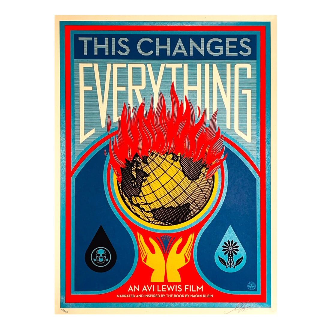 SHEPARD FAIREY 'This Changes Everything' (2015) Screen Print - 2
