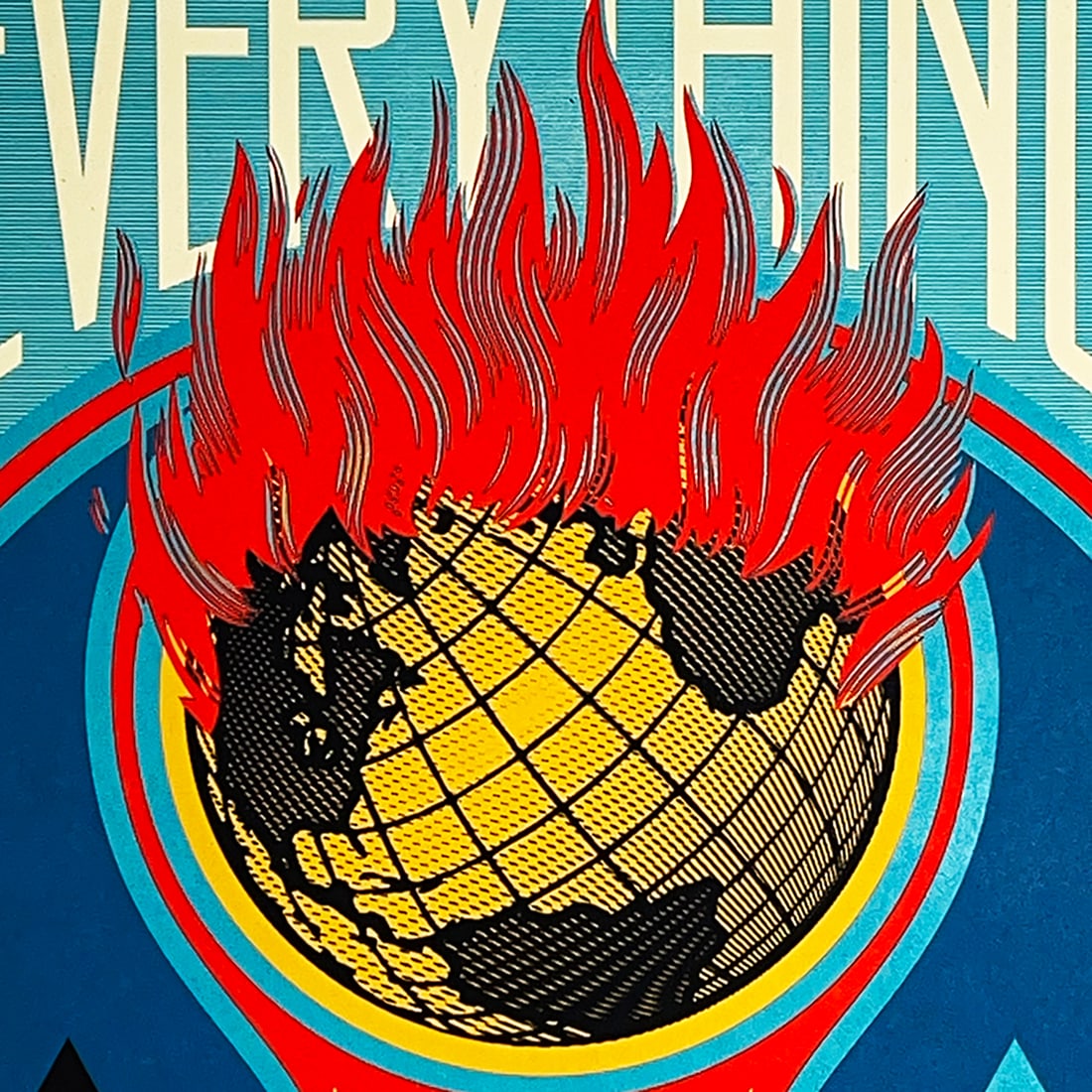 SHEPARD FAIREY 'This Changes Everything' (2015) Screen Print - 5