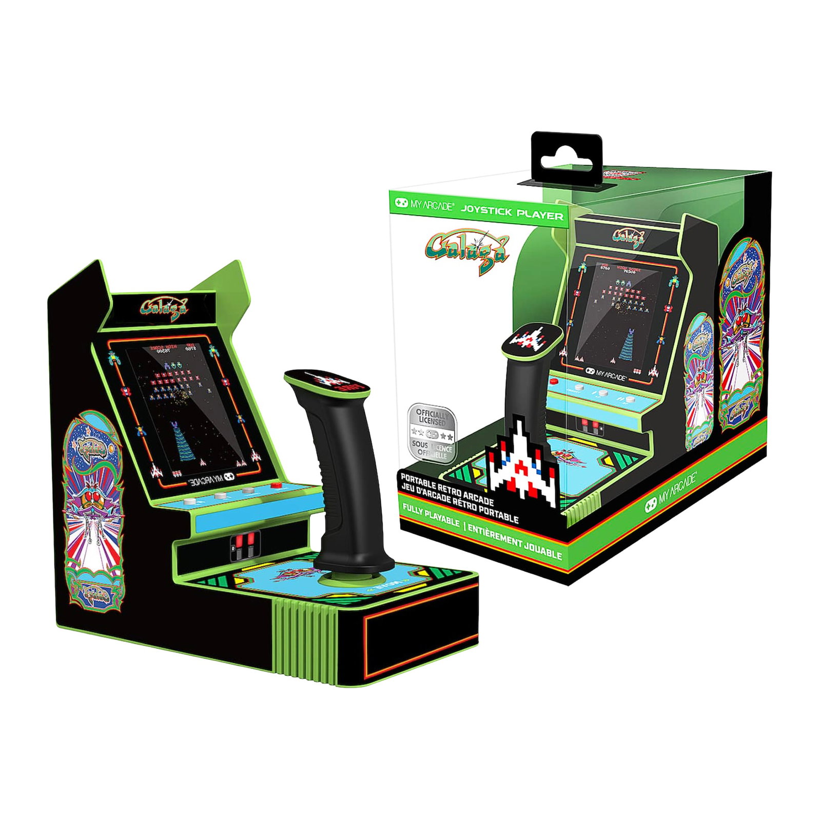 MY ARCADE 'Galaga' (2023) Joystick Player Mini Arcade Game (1 of 9)
