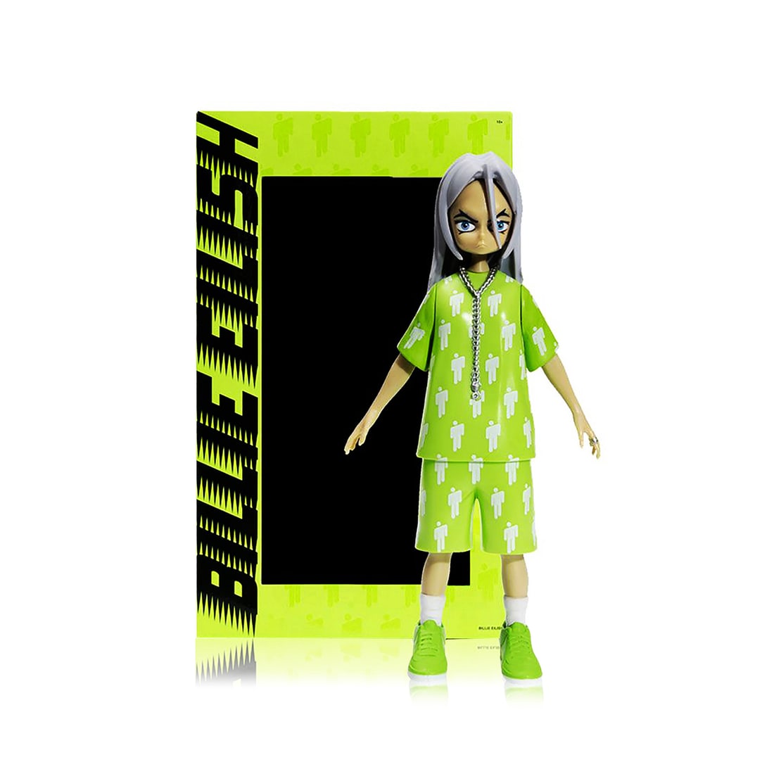 TAKASHI MURAKAMI 'Billie Eilish' (2019) Collectible Vinyl Figure: 'Billie Eilish' by Takashi Murakami, 2019 Limited Edition figure collab. with toymaker Jakks Pacific. 7 Inches / 17.8 Centimeters tall 10 x 6 x 3 Inches (box) Collectible designer vinyl art fi