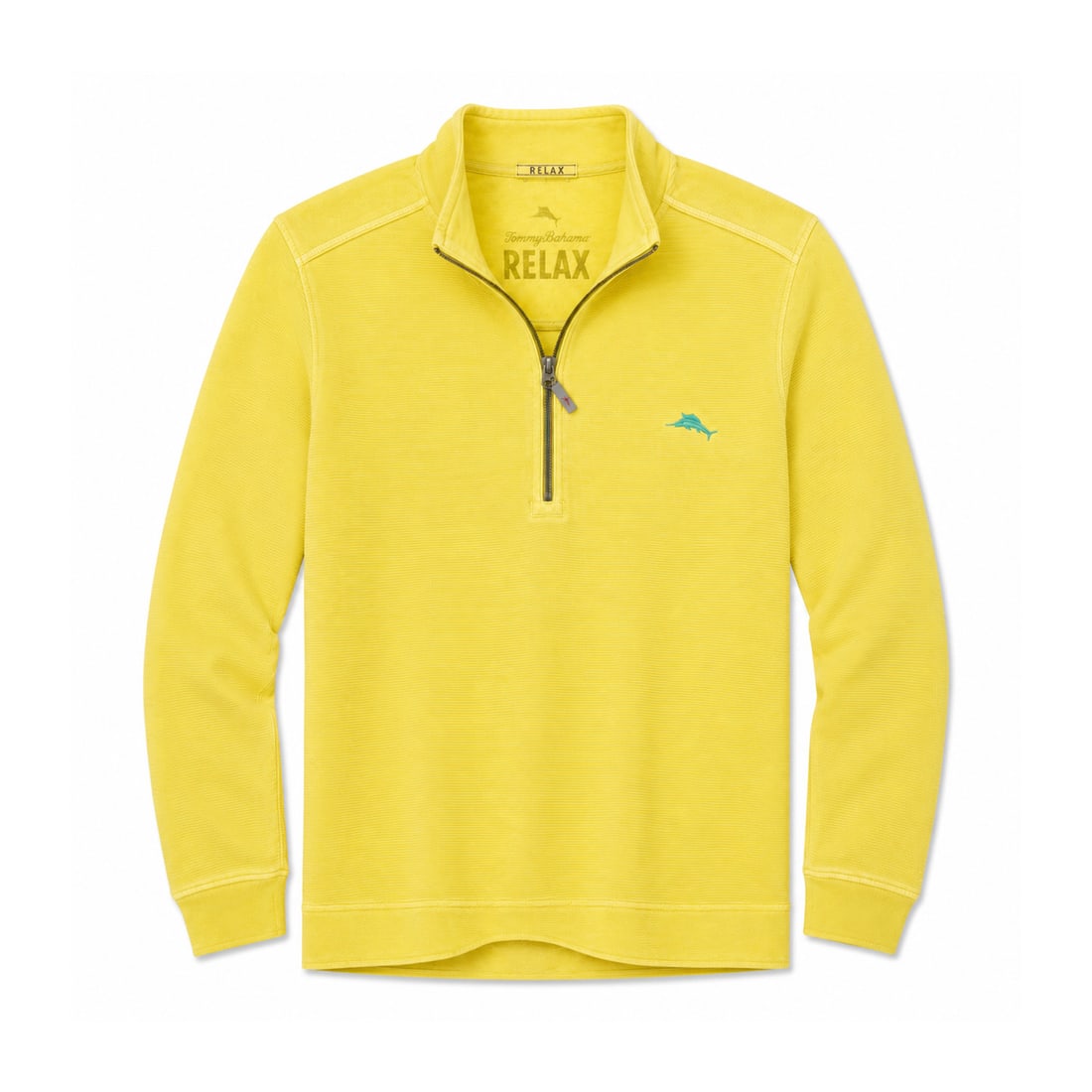 TOMMY BAHAMA 'Relax' (2015-2018) Half Zip Pullover 3XL Yellow (1 of 7)