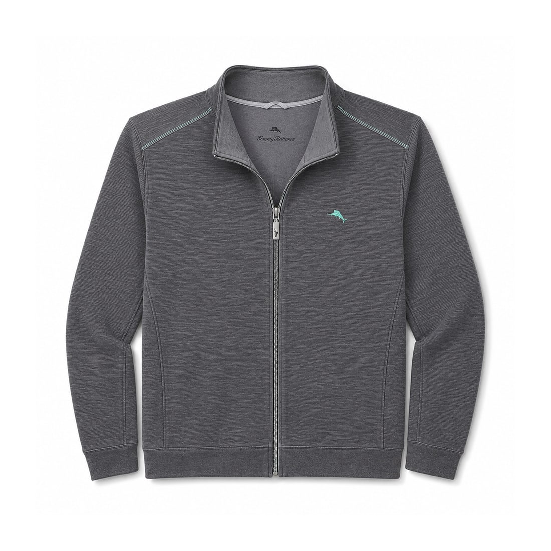 TOMMY BAHAMA 'Performance Jacket' (2018-2021) Full Zip 3XLB Gray NWOT (1 of 5)