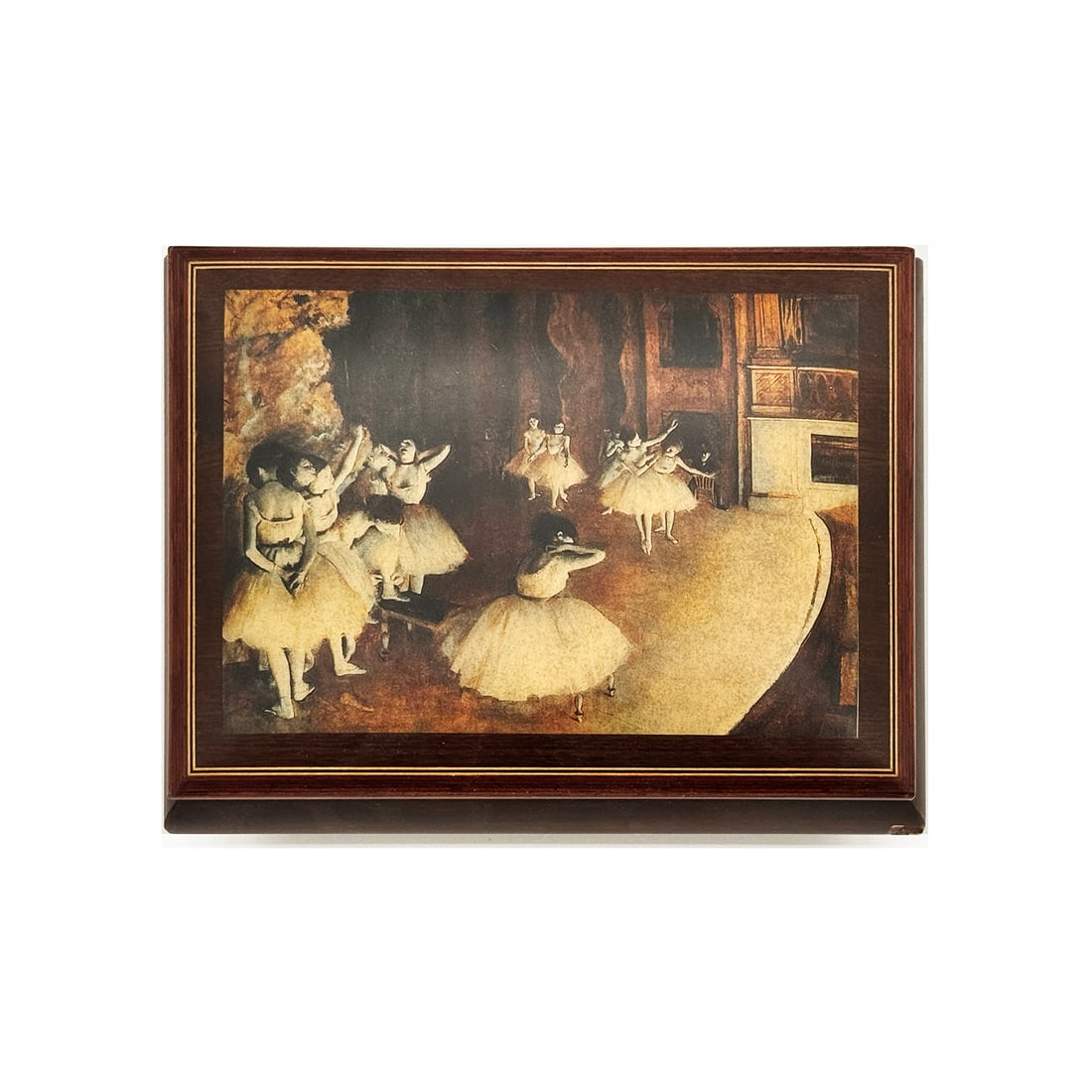 SPLENDID 'Ballet Dancers' (1980-1990) Dark Wood Music/Jewelry Box (1 of 7)