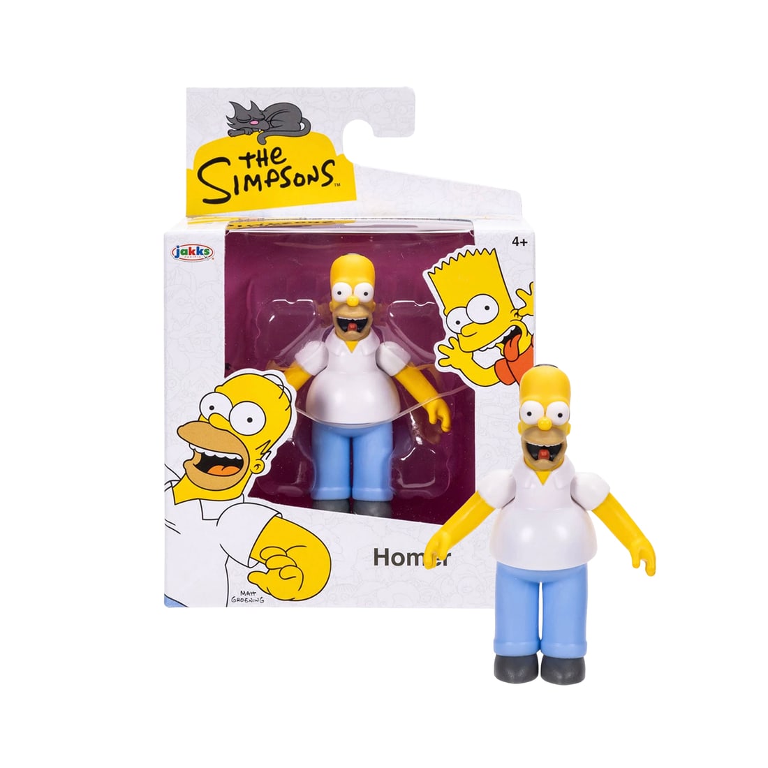 THE SIMPSONS 'Screaming Homer' (2026) Collectible Mini-Figure: ‘Screaming Homer’ by JAKKS Pacific, 2026 Mini action figure depicting Homer Simpson in his memorable screaming pose from The Simpsons. Figure Height: 2.5 inches / 6.4