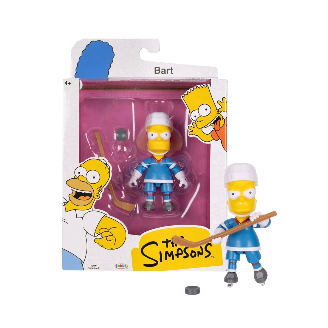 THE SIMPSONS 'Hockey Bart' (2025) Collectible 5 in. Figure (1 of 8)