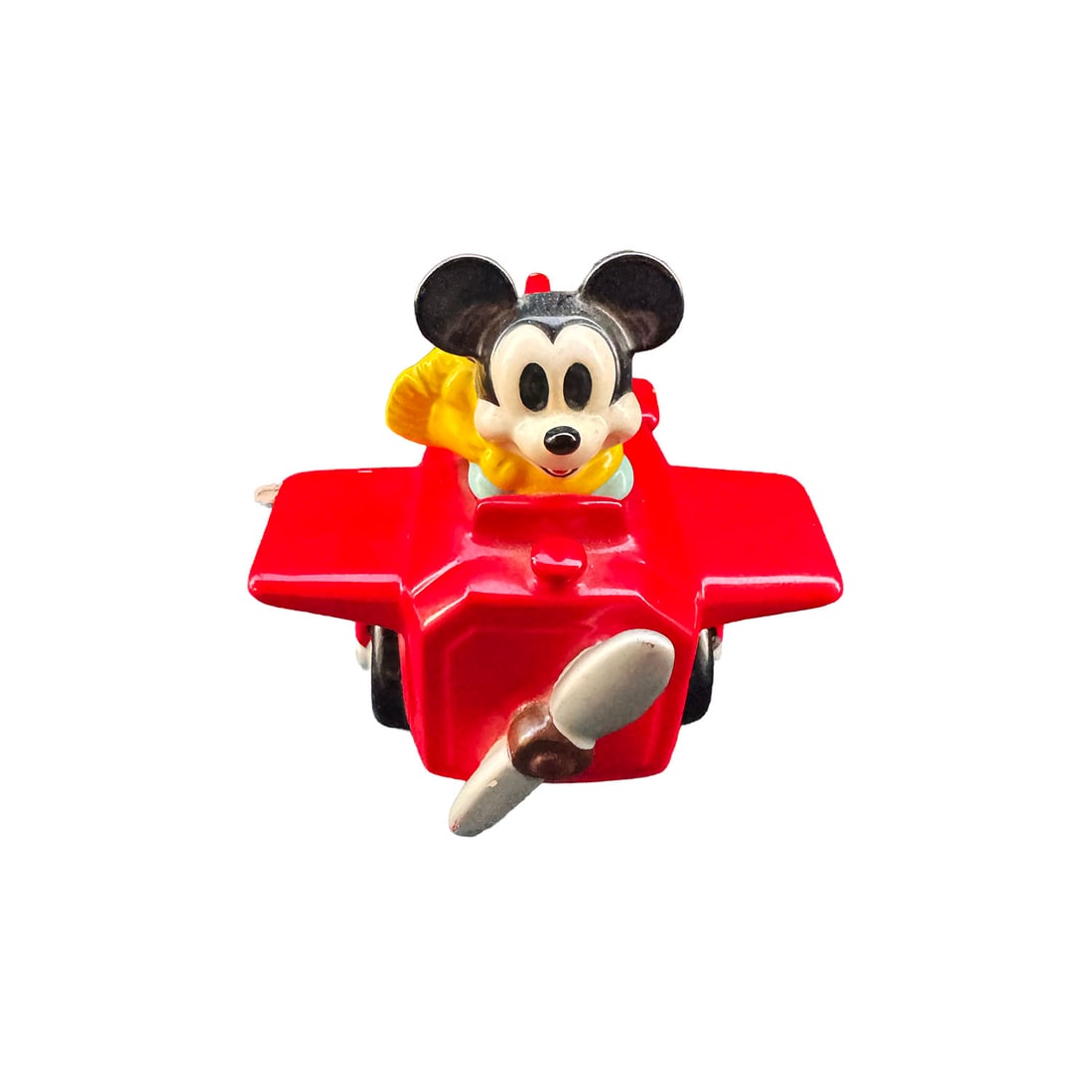 DISNEY 'Mickey Airplane Bank' (1960-1968) Vintage Ceramic Collectible (1 of 3)