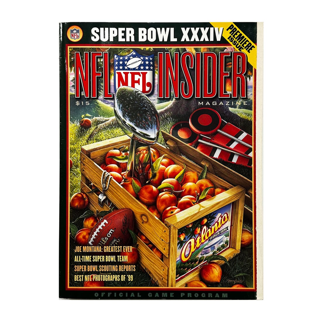 NFL 'Super Bowl XXXIV' (2000) Original Official Game Program (1 of 8)