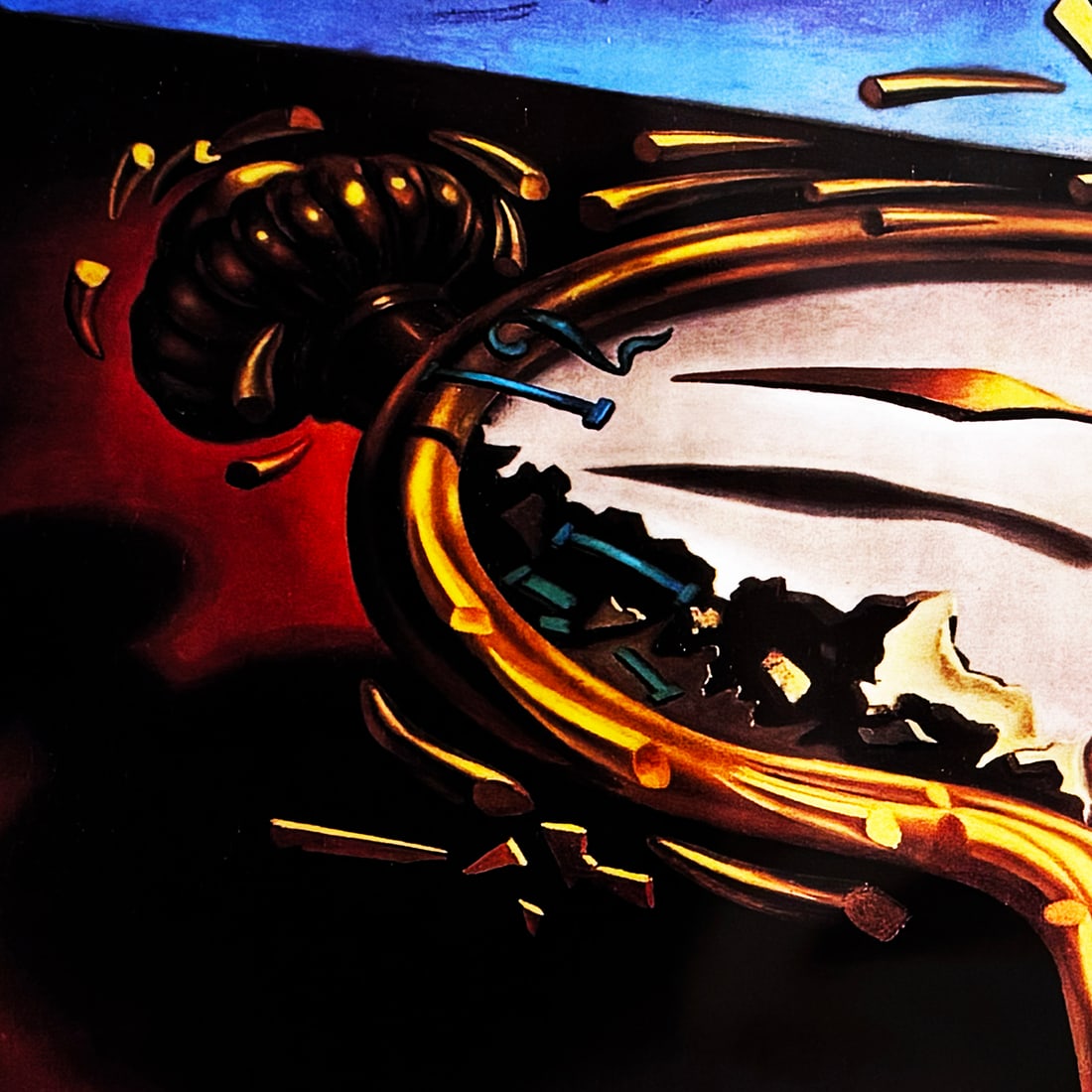 SALVADOR DALI 'Clock Explosion' (1988) Offset Lithograph Poster - 4