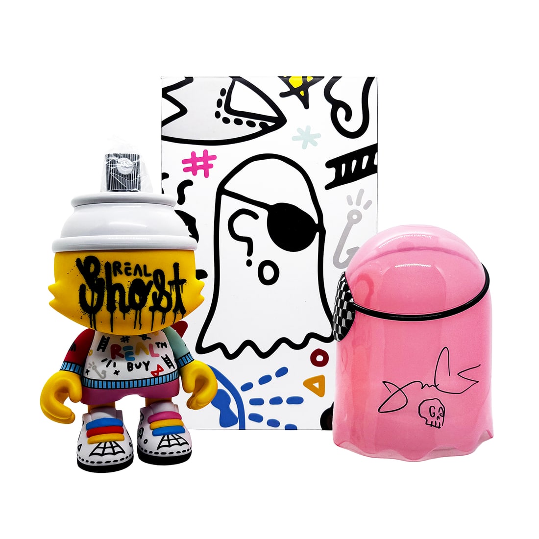 GUCCIGHOST x SuperPlastic 'SuperGhost SuperKranky' (2023) HAND-SIGNED Designer Art Figure (color) (1 of 15)