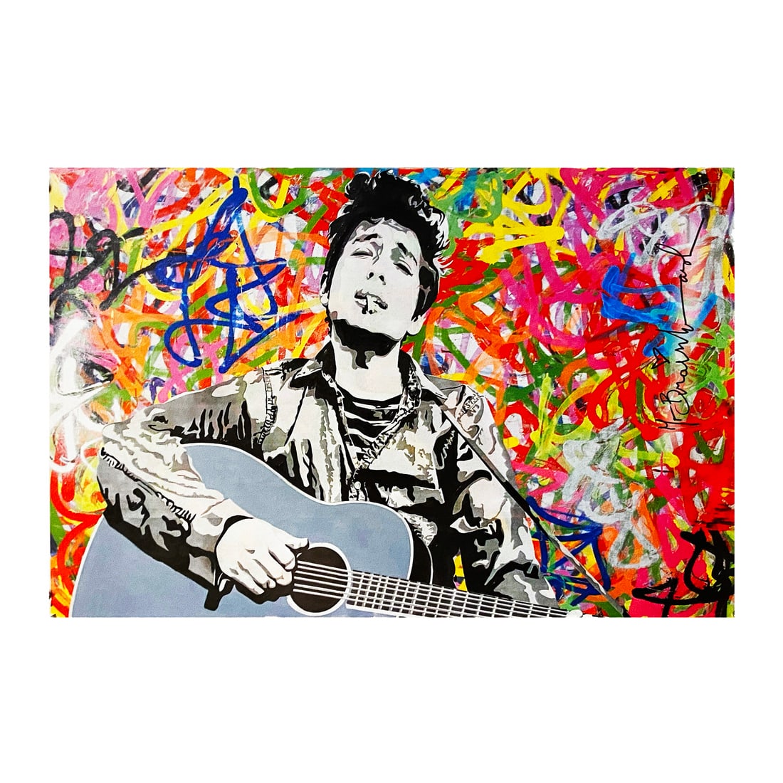 MR. BRAINWASH 'Bob Dylan' (2008) Rare Offset Lithograph Poster - 2