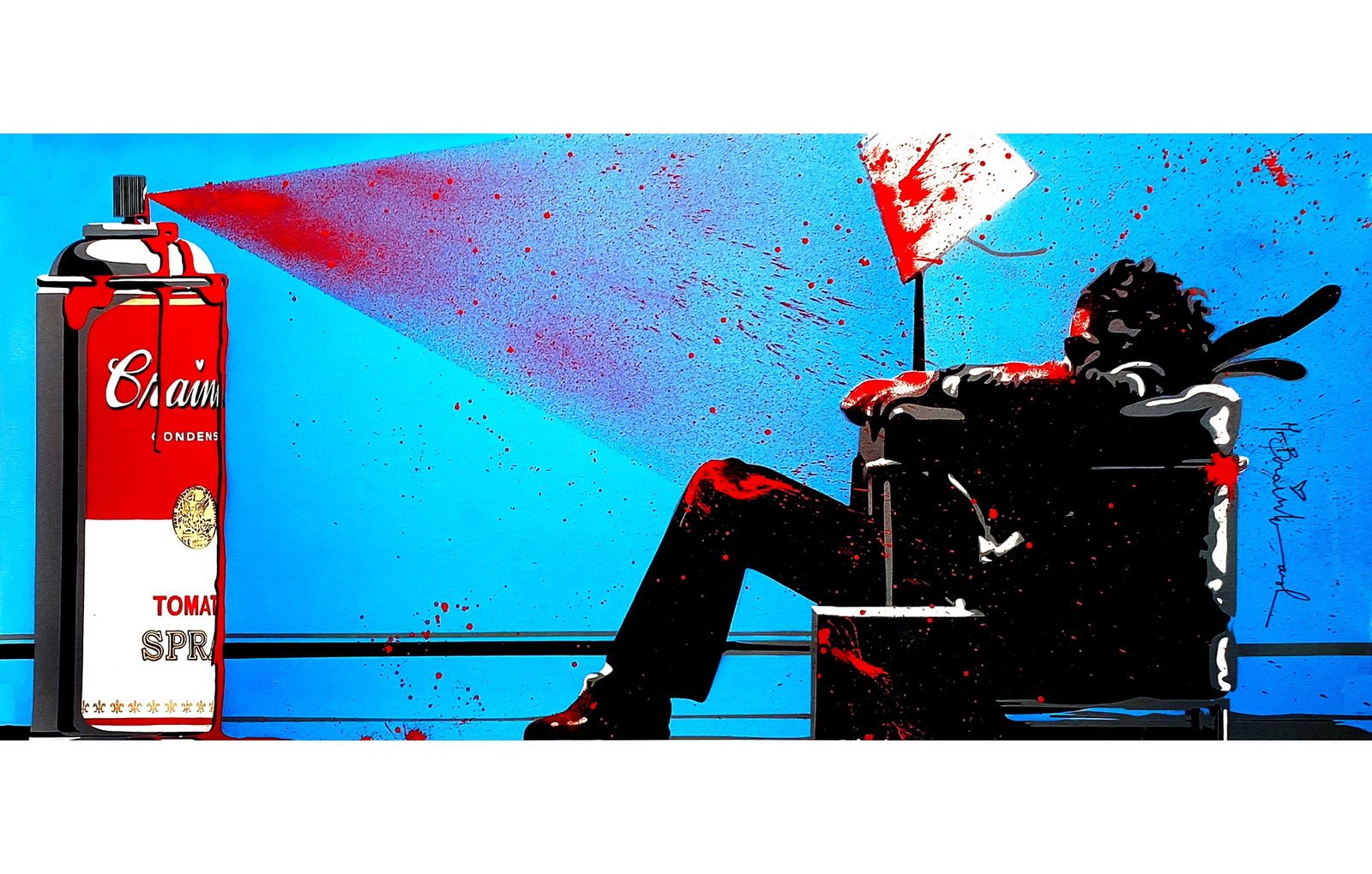MR. BRAINWASH 'Max Spray' (2010) Rare Original Offset Poster (1 of 7)