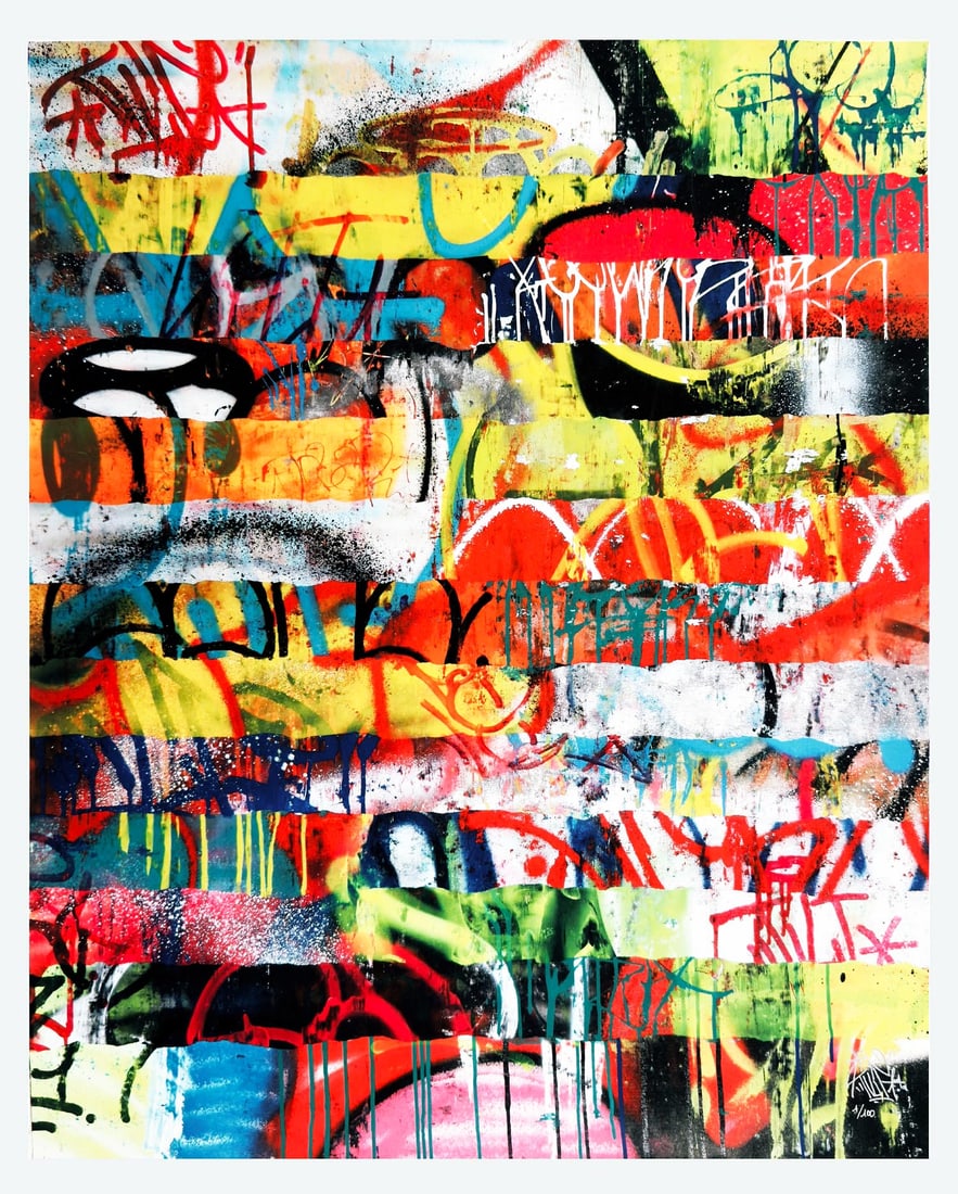 TILT '13 Layers' (2016) RARE Screen Print/Giclee (1 of 2) on Canvas (1 of 12)