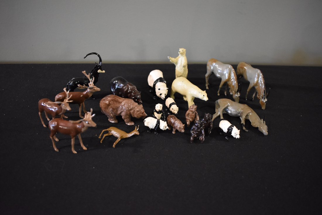 Lot of Vintage Britains Metal Zoo Animals (1 of 2)