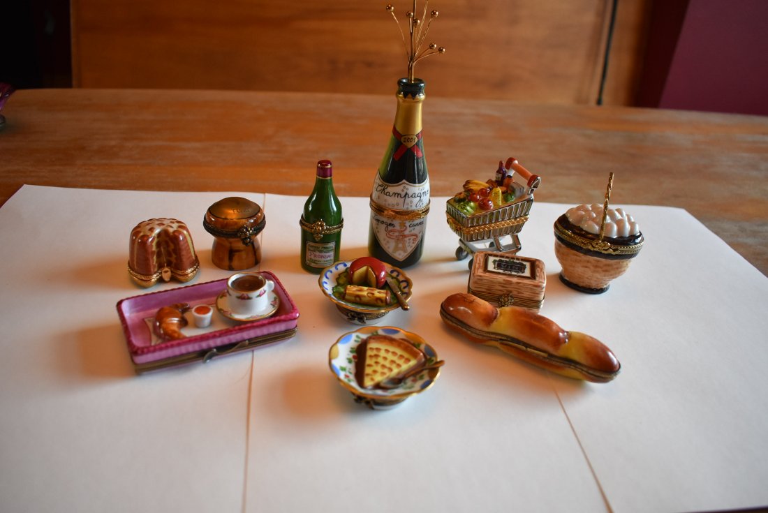 Lot of Limoges Porcelain Trinket Boxes (1 of 4)