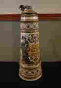 Etched Mettlach 7 Liter #1161 Beer Stein (1 of 9)