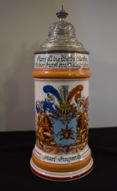 1906 Butcher Occupational 1/2 Liter Beer Stein (1 of 6)
