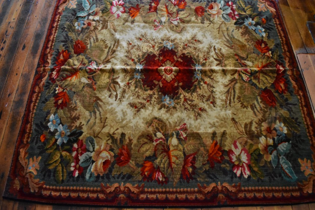 Antique 1800s Russian Carriage Blanket: Beautiful Antique 1800's Russian Carriage Blanket, measures 62" x 59", vibrant colors, very nicely loomed.