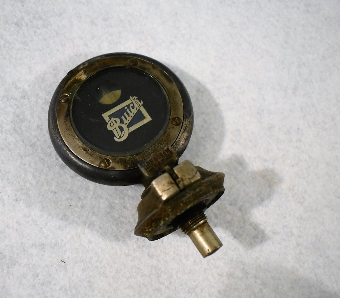 Antique Buick Motometer Radiator Cap Temperature Gauge: Antique Buick Motometer Temperature Gauge for a Radiator Cap - please see the photos for condition of this piece, very cool piece for some man cave decor or for that restoration project you are workin