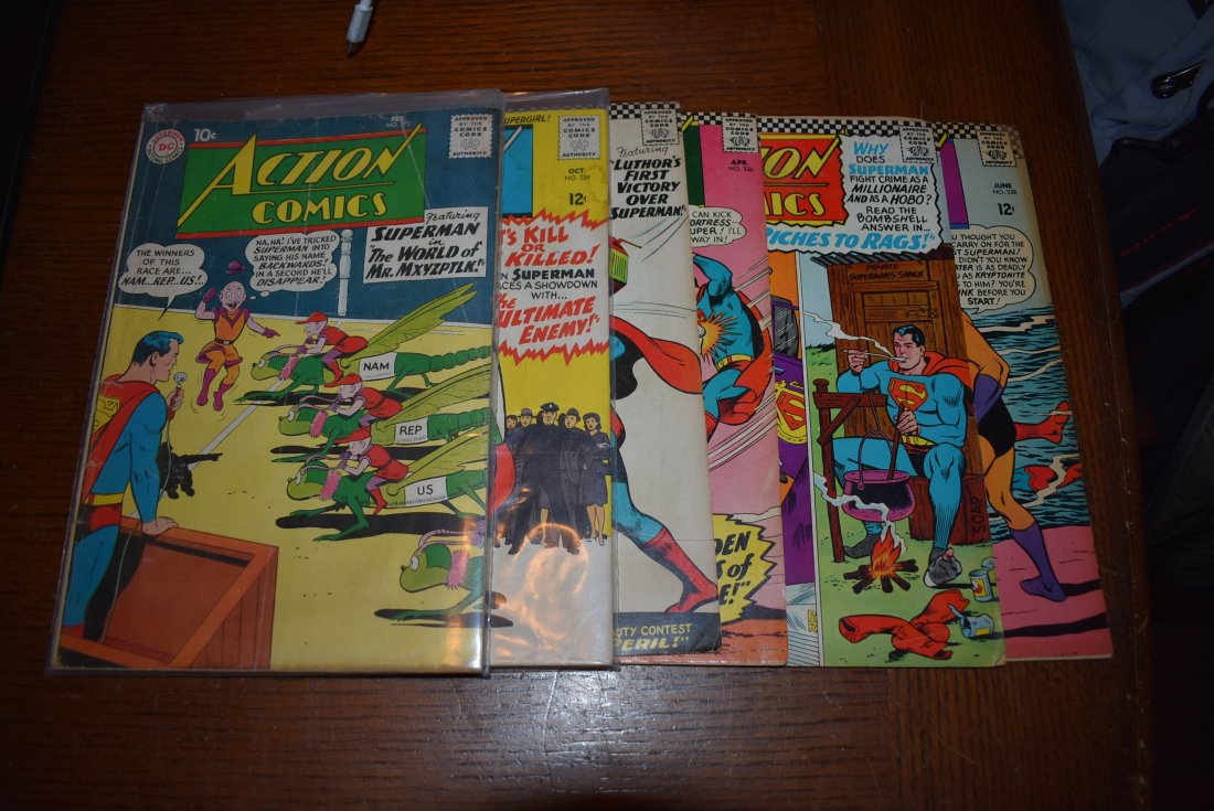 Action Comics #273 329 335 336 337 338 Comic Book Lot (1 of 7)