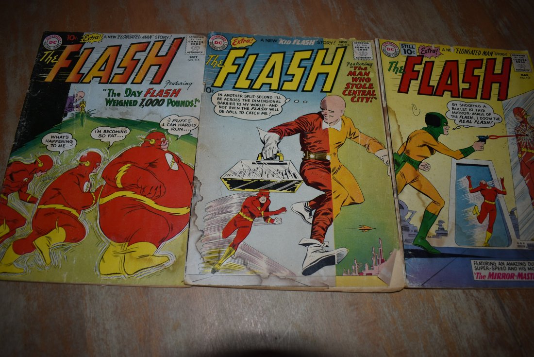 Flash #115 116 119 - 10 Cent Comic Book Lot (1 of 2)