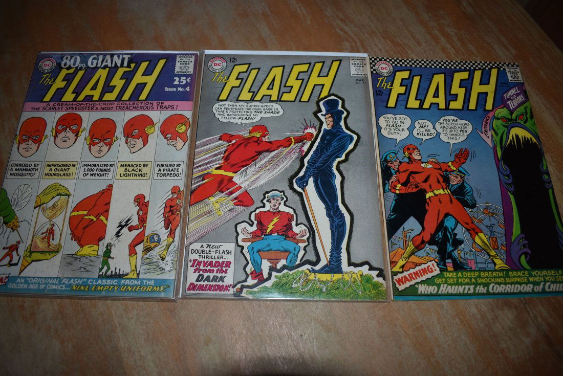 Flash 151, 162 & 80 Page Giant No.4 - 12 Cent Lot (1 of 1)
