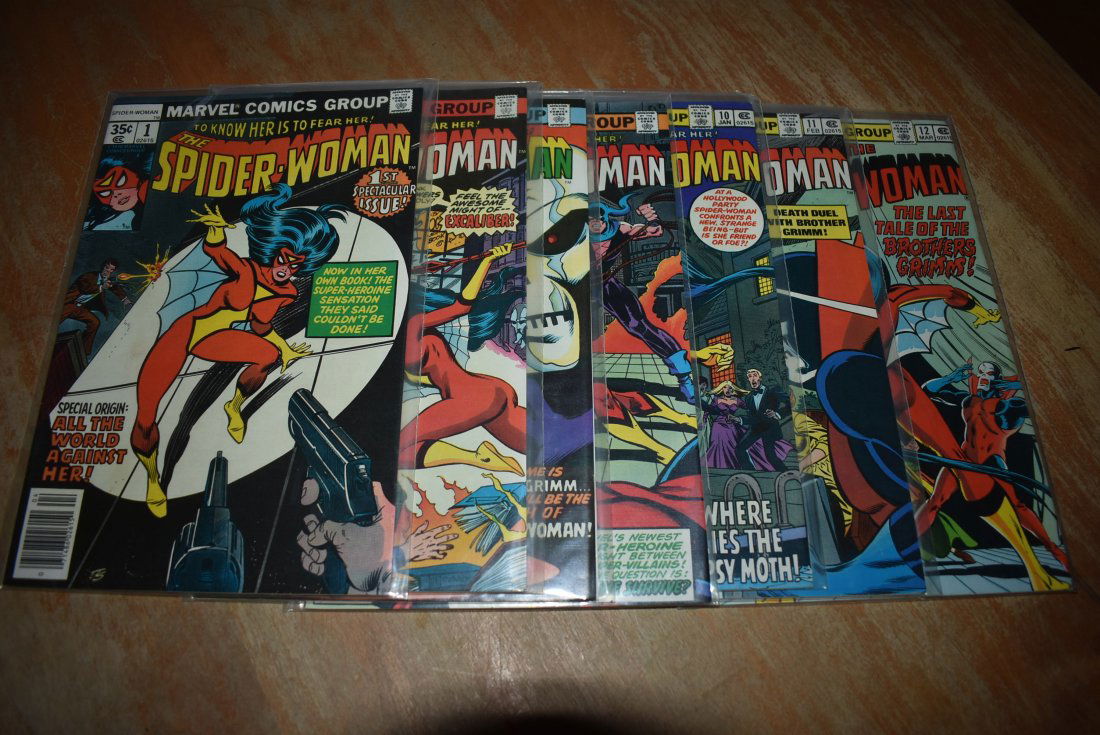 Spider-Woman #1 2 3 4 10 11 12 Comic Book Lot (1 of 4)