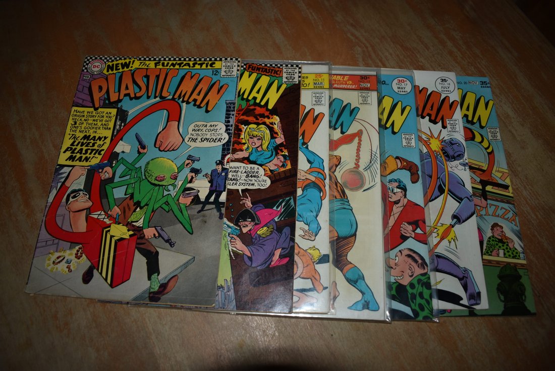 Plastic Man #2 3 11 15 17 18 20 Comic Book Lot (1 of 4)