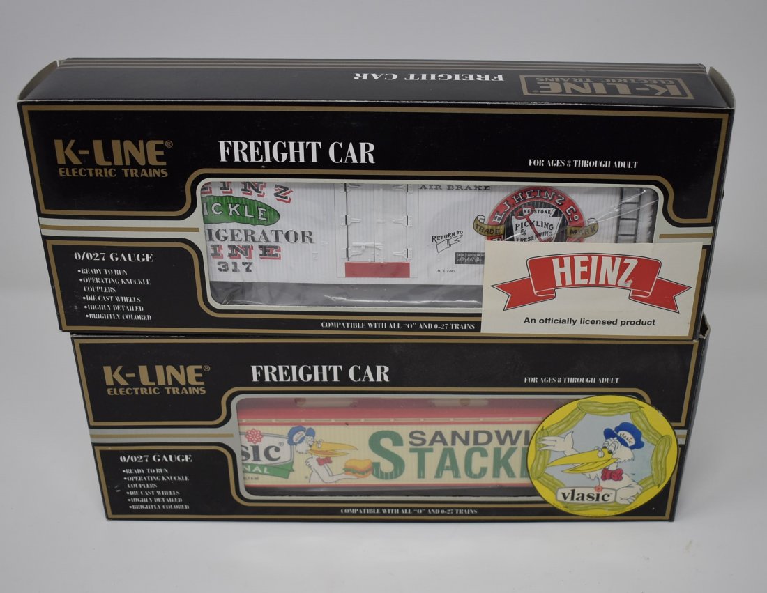 K-Line Vlasic & Heinz Pickles Boxcars (1 of 2)