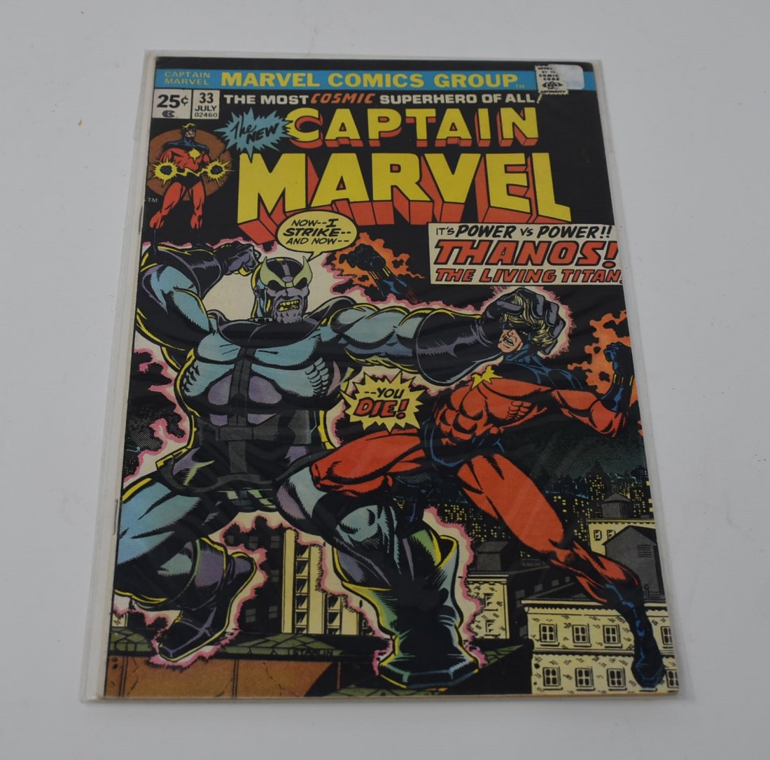 Captain Marvel #33 key issue Origin of Thanos - Endgame (1 of 2)