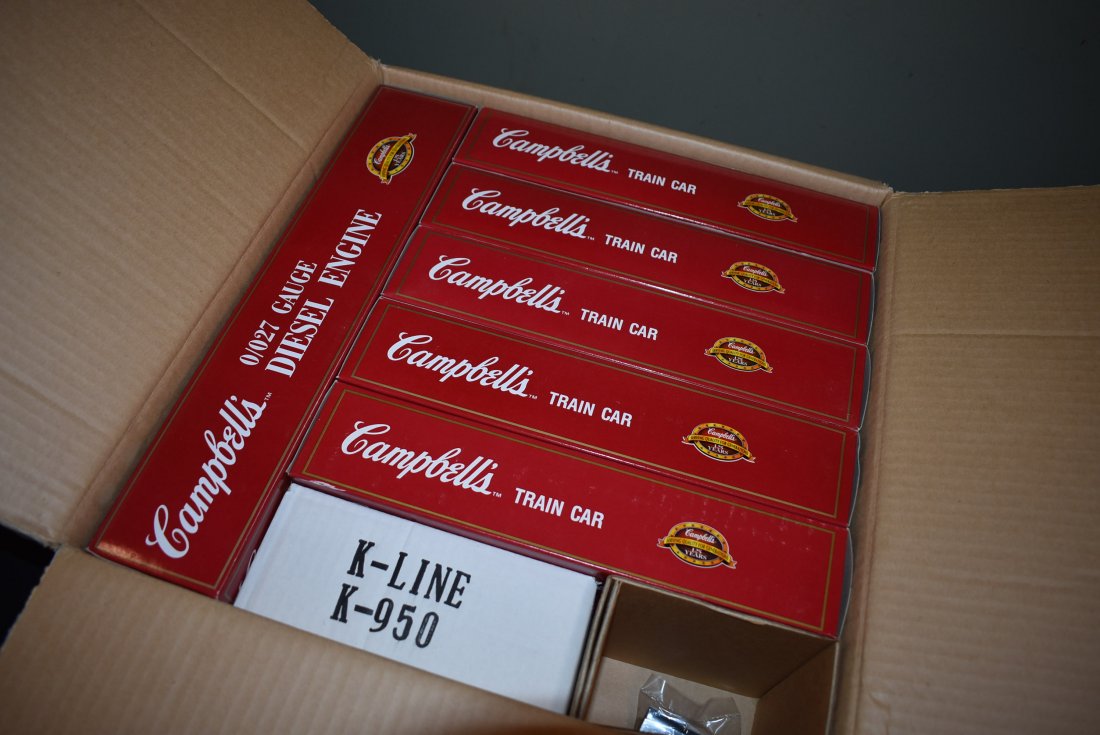 K-Line Campbell's Soup Train Set NEW IN BOX (1 of 5)