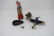 Group of 4 Vintage Wind-Up Tin Toys Shuco - 2