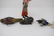 Group of 4 Vintage Wind-Up Tin Toys Shuco - 3