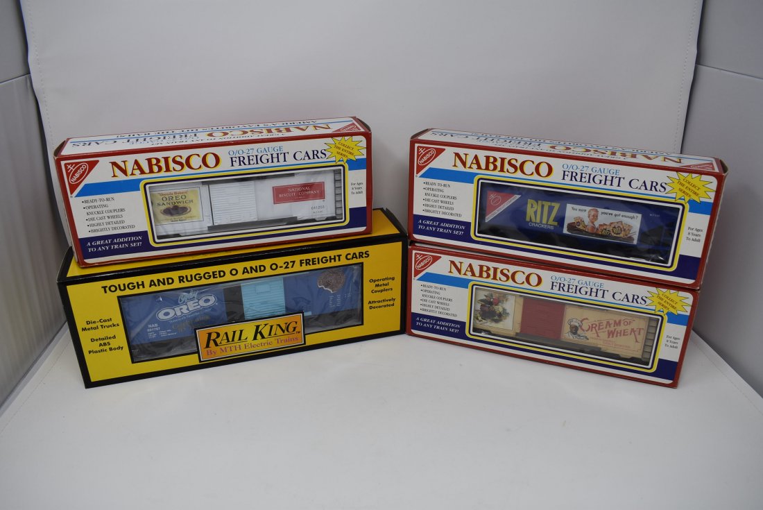 Lot of 4 K-Line Nabisco Train Cars (1 of 2)