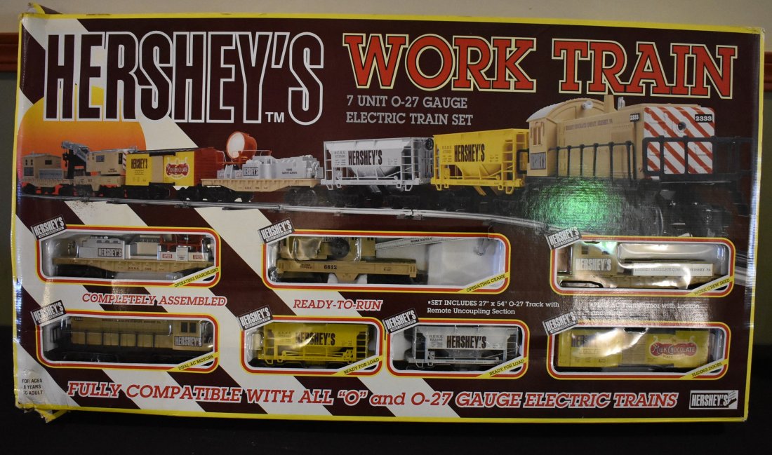 K-Line Hersheys "Work Train" Train Set NEW: K-Line "Hersheys Work Train" Train Set, new in box.