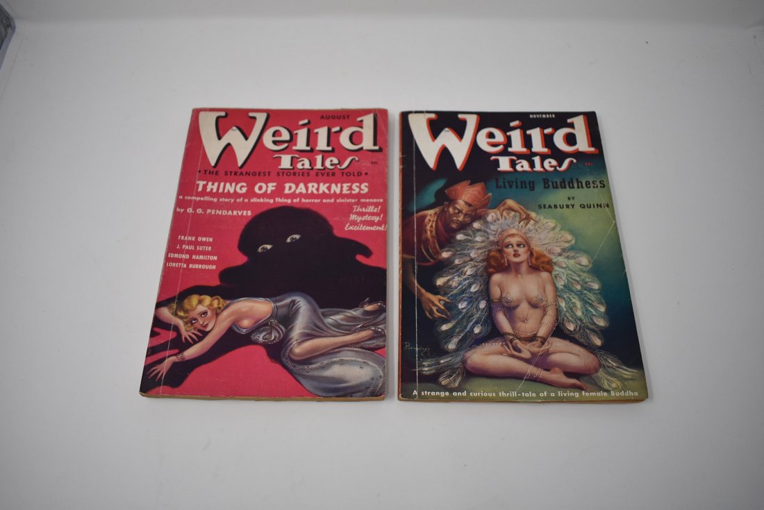 Lot of 2 1937 Weird Tales Pulp Magazines (1 of 3)