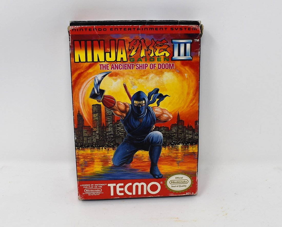 Rare - Nintendo NES Ninja Gaiden III Box Instructions: Rare - Tecmo Nintendo NES Ninja Gaiden III with Box & Instructions