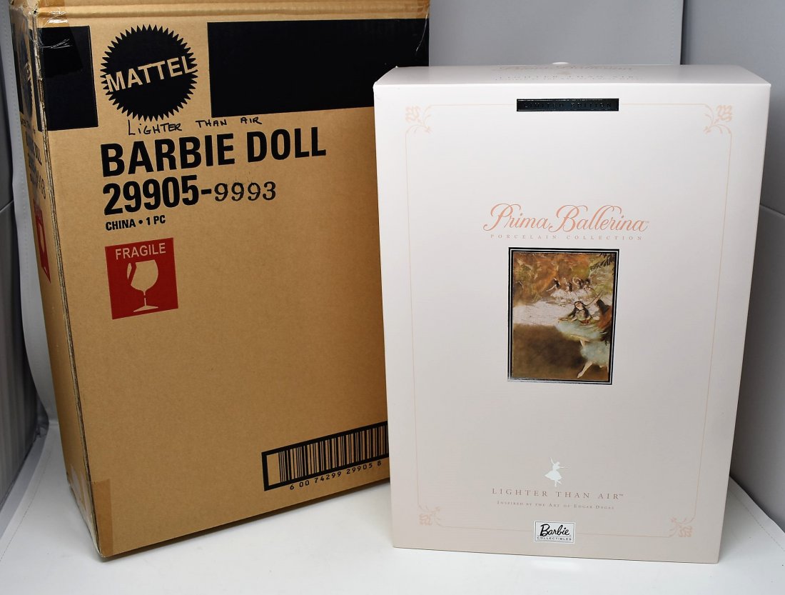 Lighter Than Air Prima Ballerina Barbie Doll: Limited Edition "Lighter Than Air" Porcelain Prima Ballerina Barbie. Comes brand new in box.
