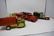 Lot of 4 Vintage Tin Trucks - 4