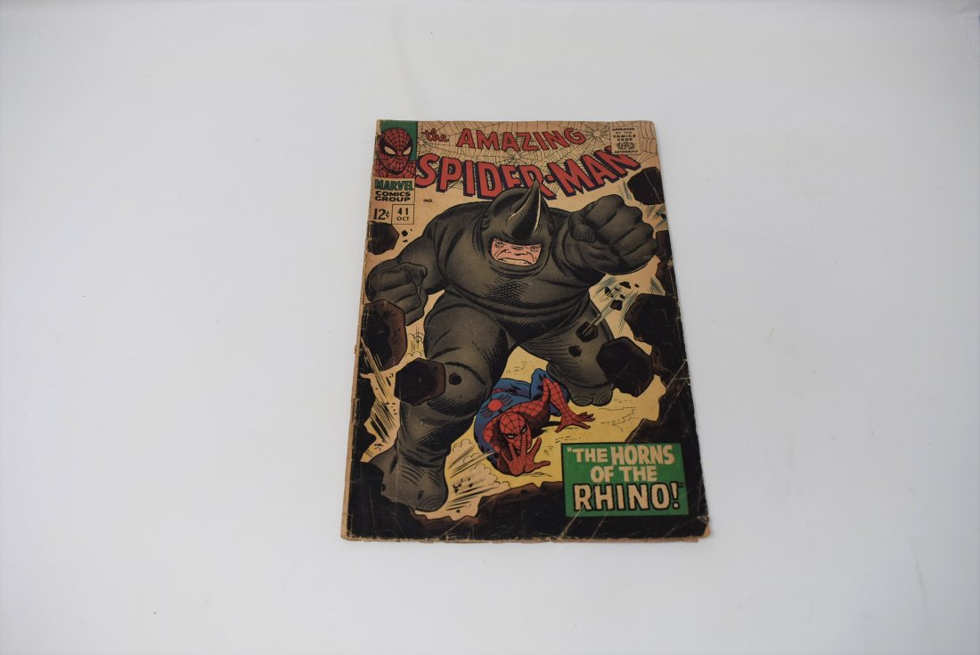 The Amazing Spiderman ASM #41 - 1st appearance Rhino: The Amazing Spiderman ASM #41 - 1st appearance Rhino - lower grade copy of very HTF book