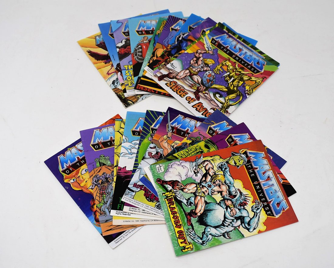 Masters of the Universe Heman Lot o 20 Mini Comic Books (1 of 2)